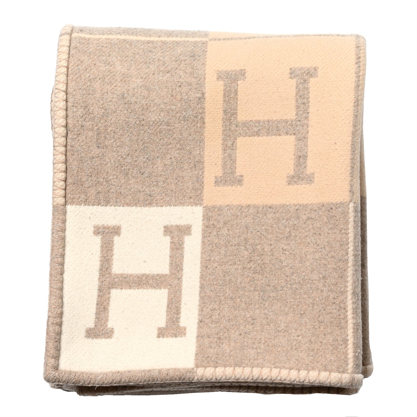 Wool Cashmere Avalon III Blanket Coco Camomille