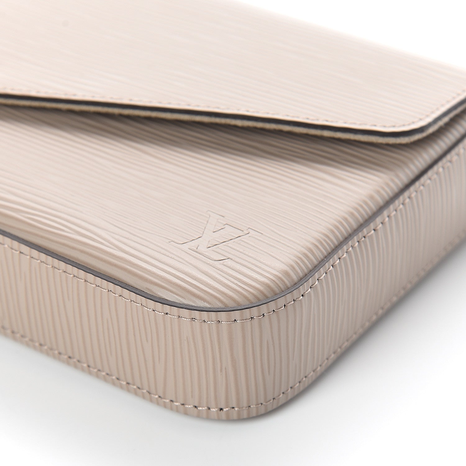 Louis Vuitton Epi Felicie Pochette Chain Wallet Galet 7 of 7