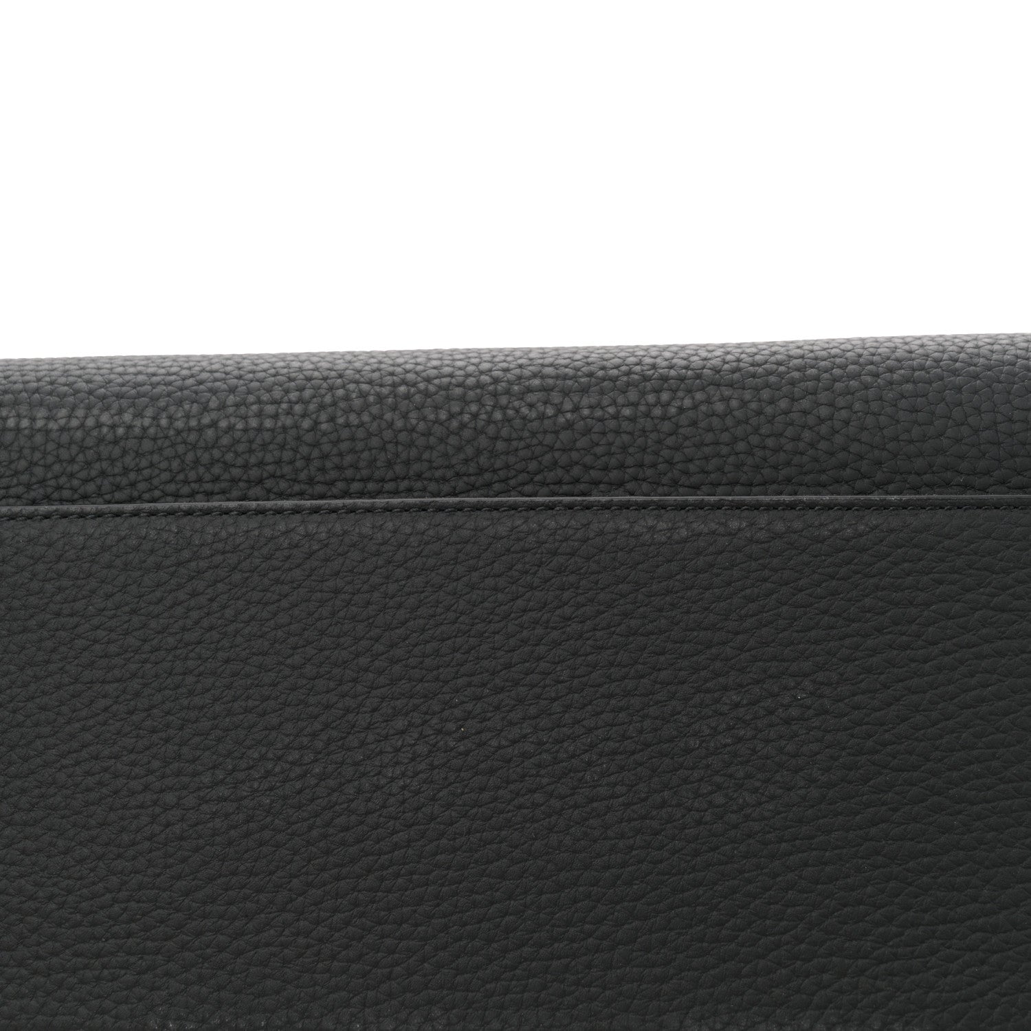 The Row Matte Grained Calfskin Margaux Shoulder 12 Black 10 of 10