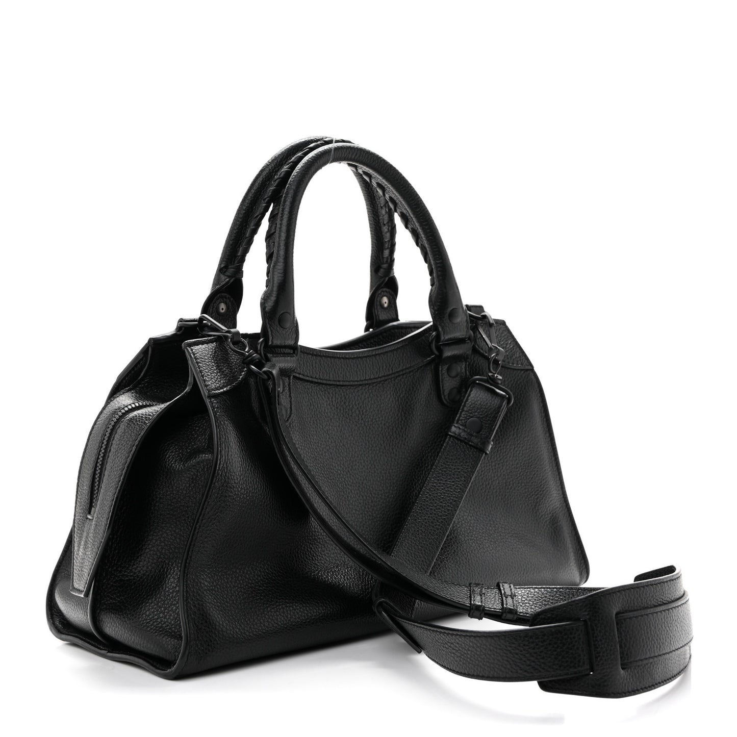 Grained Calfskin Neo Classic Black Hardware S City Black