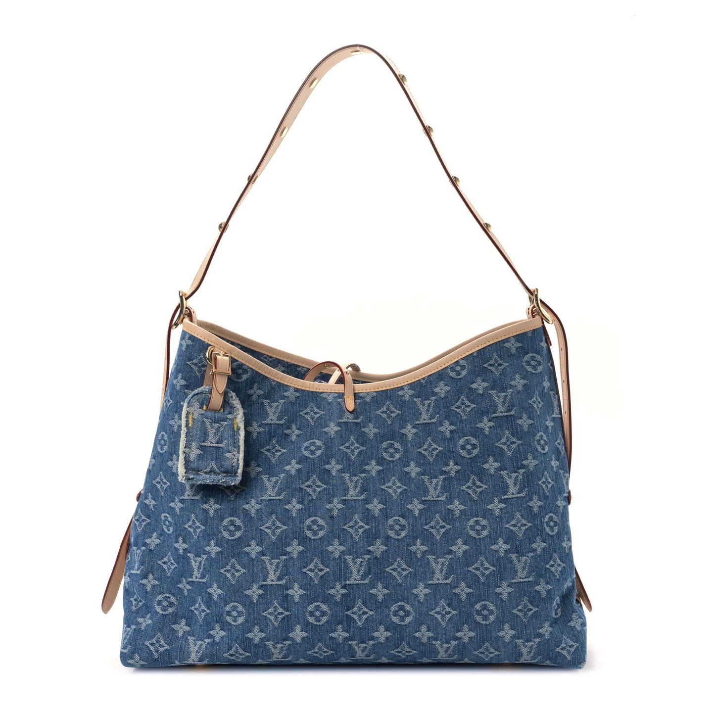 Monogram Denim CarryAll MM Blue