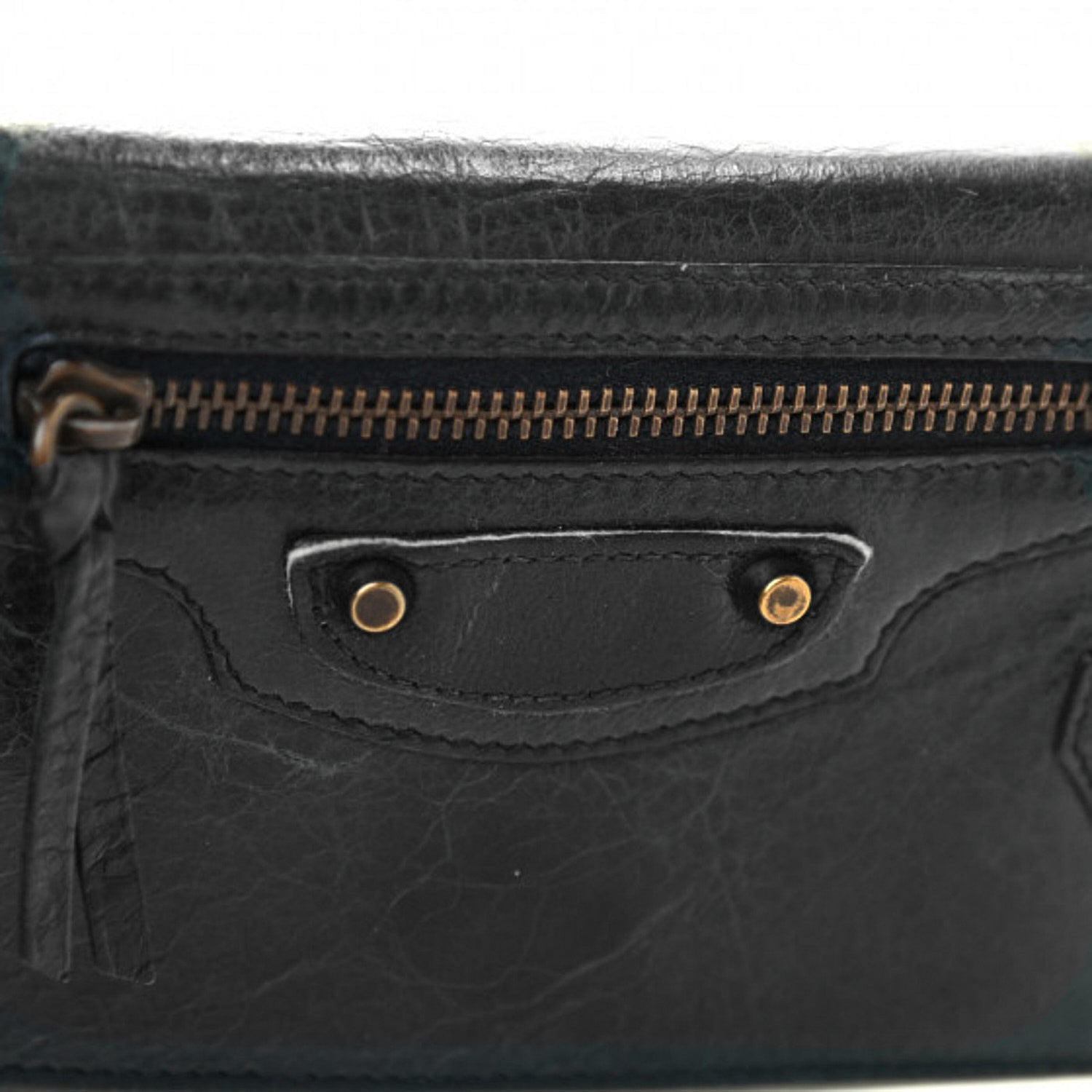Balenciaga Agneau Classic Hardware Money Wallet Black 10 of 11