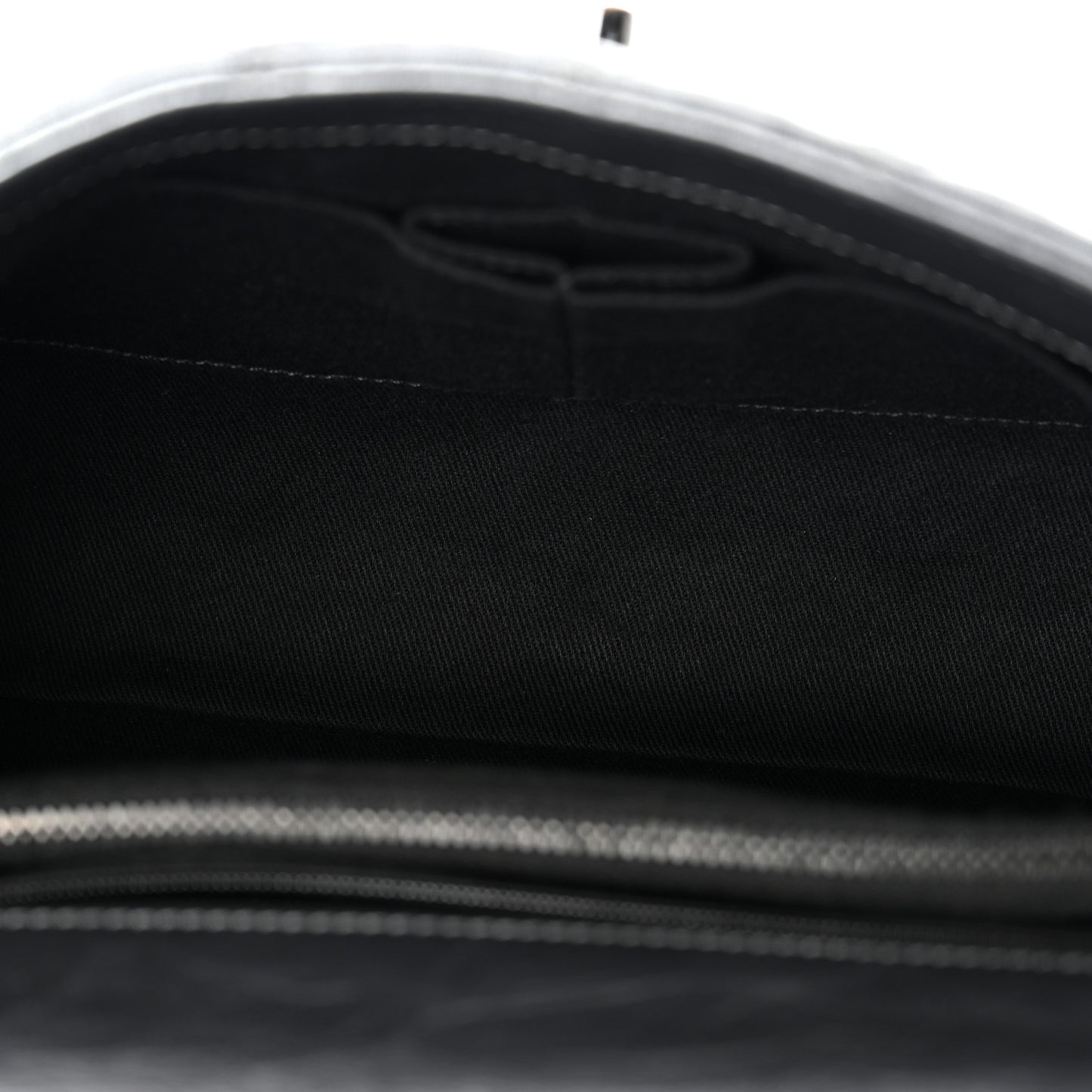 Metallic Aged Calfskin Quilted Small Coco Handle Flap Charcoal