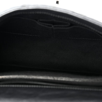 Chanel Metallic Aged Calfskin Quilted Small Coco Handle Flap Charcoal 5 of 10
