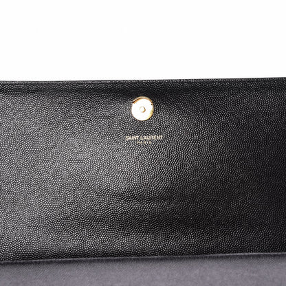 Saint Laurent Grain De Poudre Medium Classic Monogram Kate Satchel Black 8 of 15