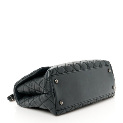 Chanel Caviar Quilted Small Coco Handle Flap Black 4 of 11