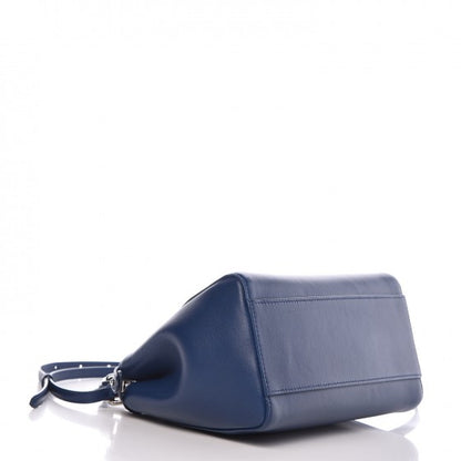 Fendi Nappa Mini Peekaboo Iconic Satchel True Blue 4 of 11