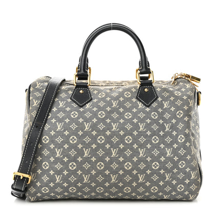 Louis Vuitton Monogram Idylle Speedy Bandouliere 30 Encre 1 of 9
