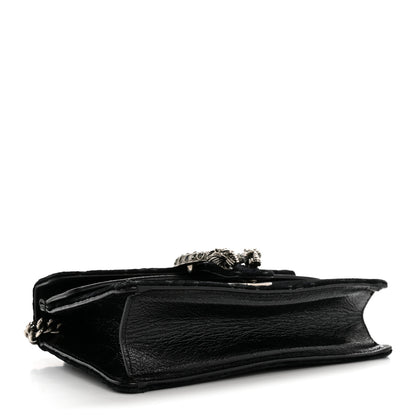 Gucci Velvet Skipper Crystal GG Monogram Small Dionysus Shoulder Bag Black Black Diamond 4 of 12