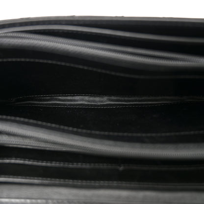 Chanel Lambskin Quilted East West Flap Clutch  Black 4 of 9