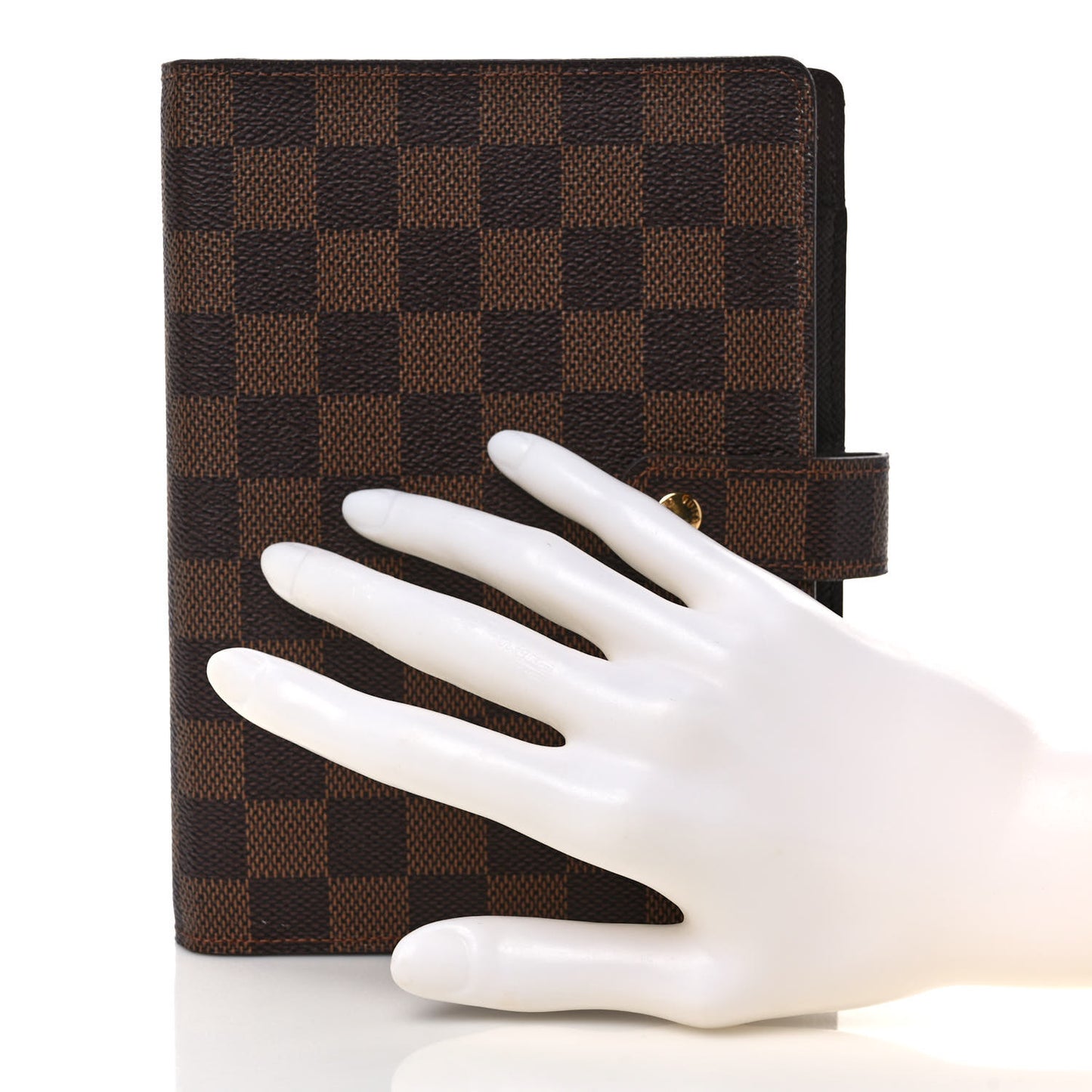 Damier Ebene Medium Ring Agenda Cover