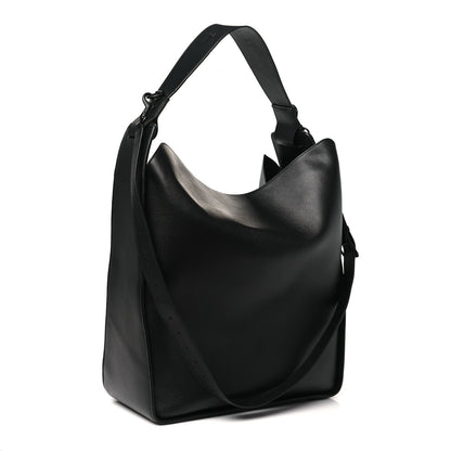 Balenciaga Calfskin Logo Embossed Tool 2.0 North-South Tote Black 4 of 11