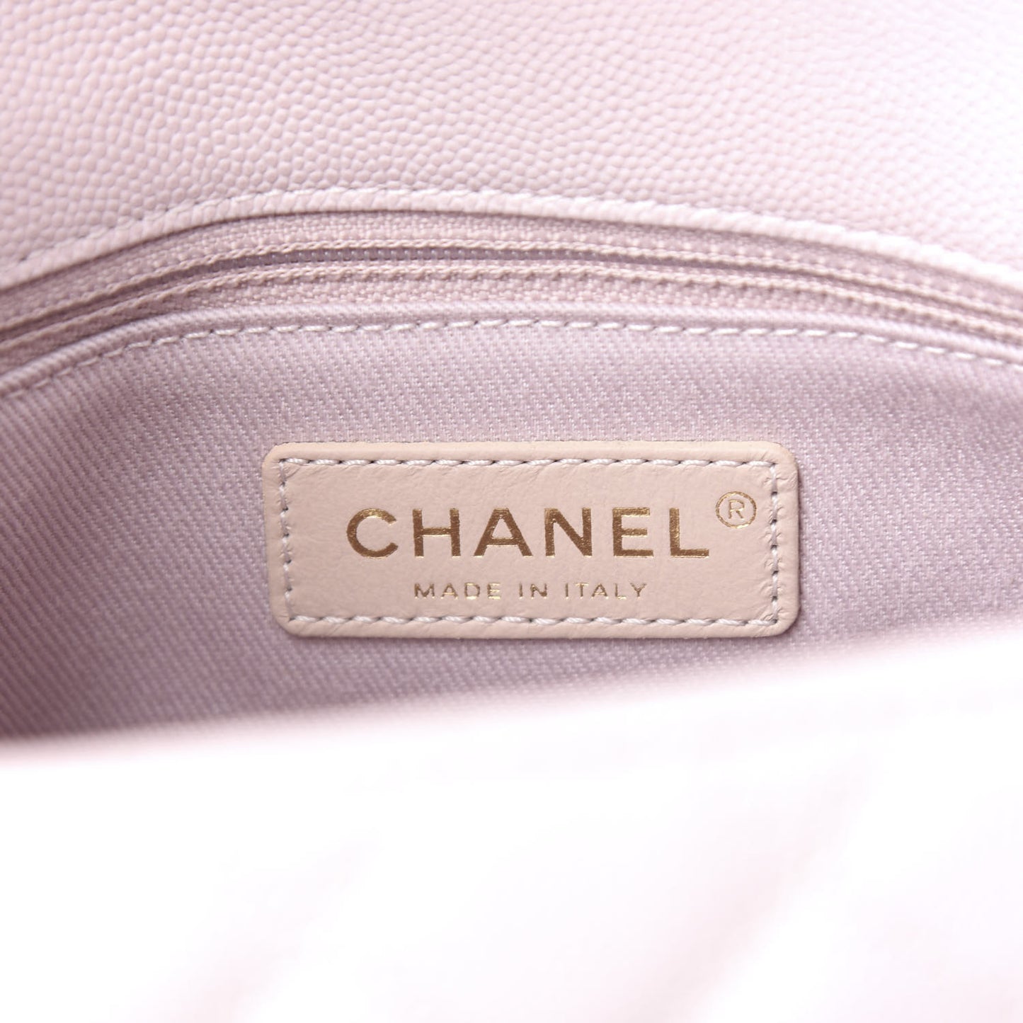 Caviar Quilted Mini Coco Handle Flap Lilas Lilac