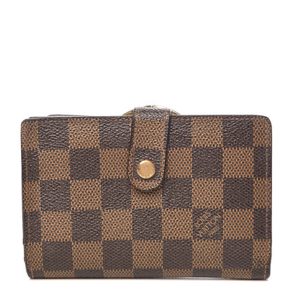 Louis Vuitton Damier Ebene French Purse Wallet 1 of 12