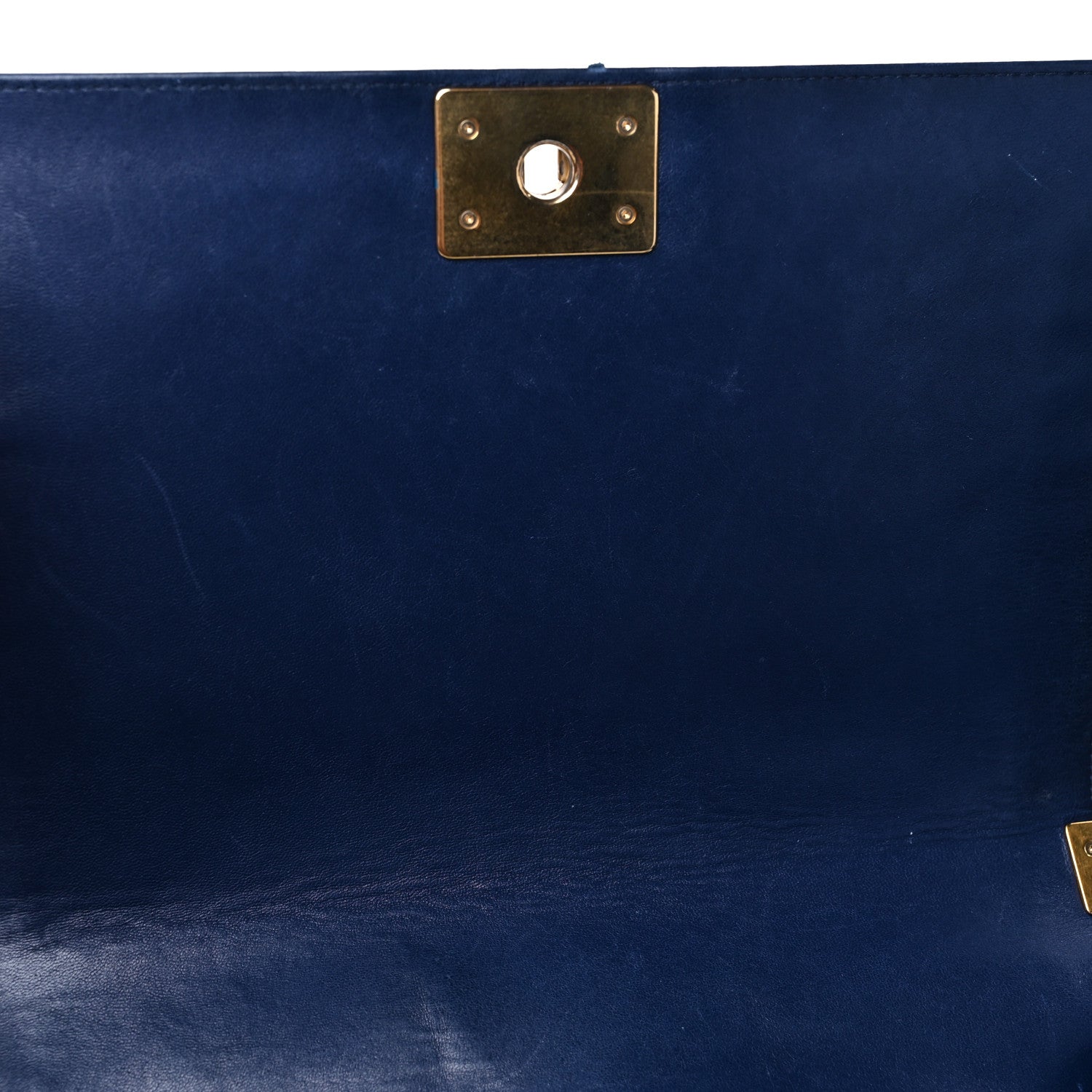 Chanel Lambskin Quilted New Medium Boy Flap Dark Blue 11 of 18
