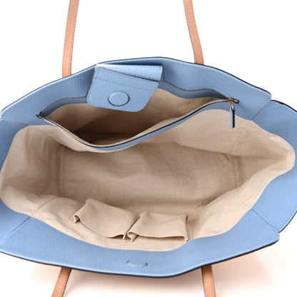 Gucci Dollar Calfskin Medium Swing Tote Camelia Mineral Blue 5 of 10