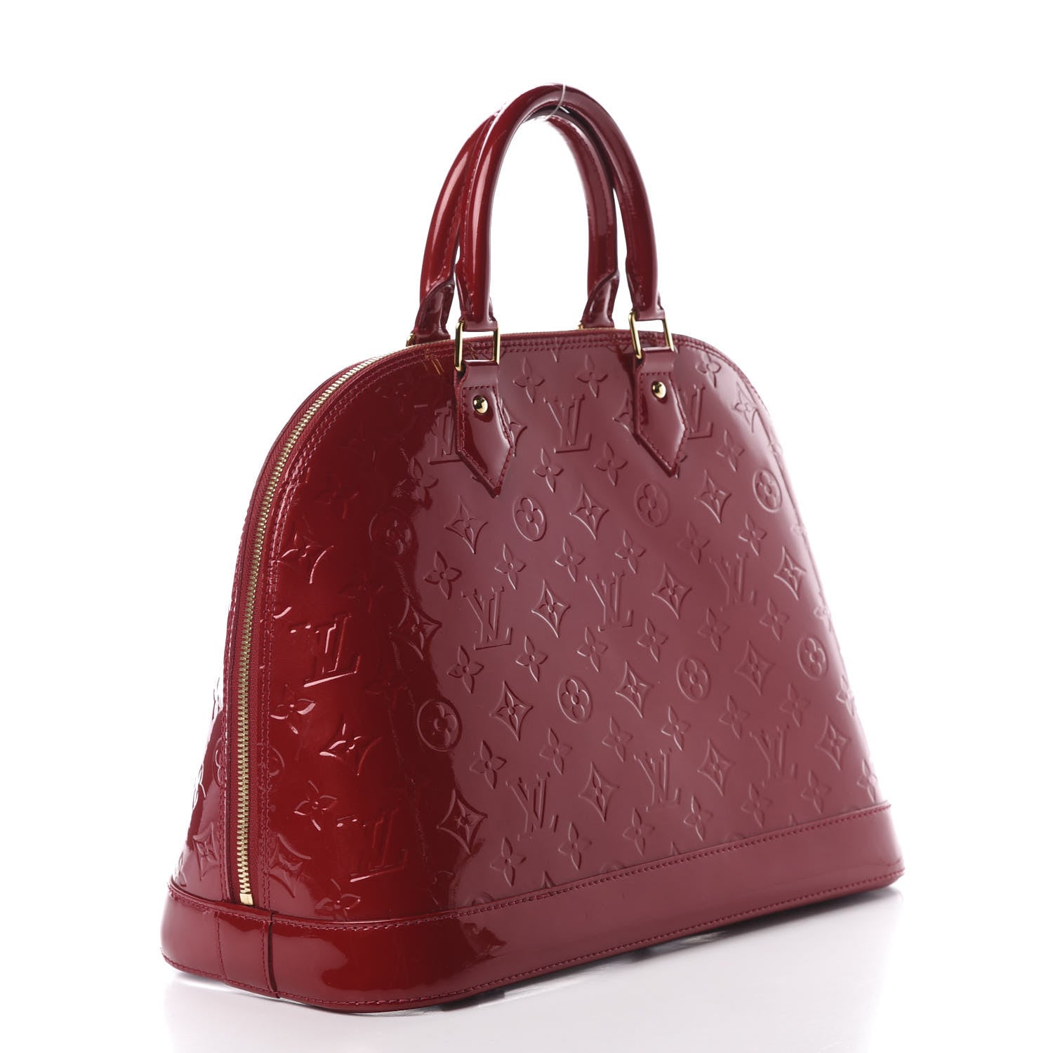 Louis Vuitton Vernis Alma MM Pomme D'Amour 3 of 11