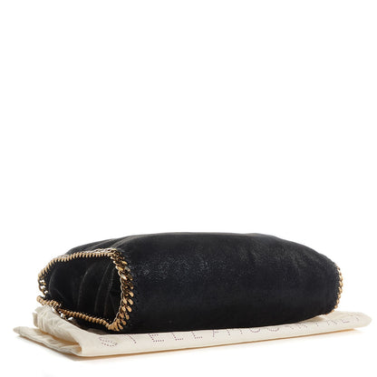Stella McCartney Shaggy Deer Small Falabella Fold Over Tote Black 4 of 8