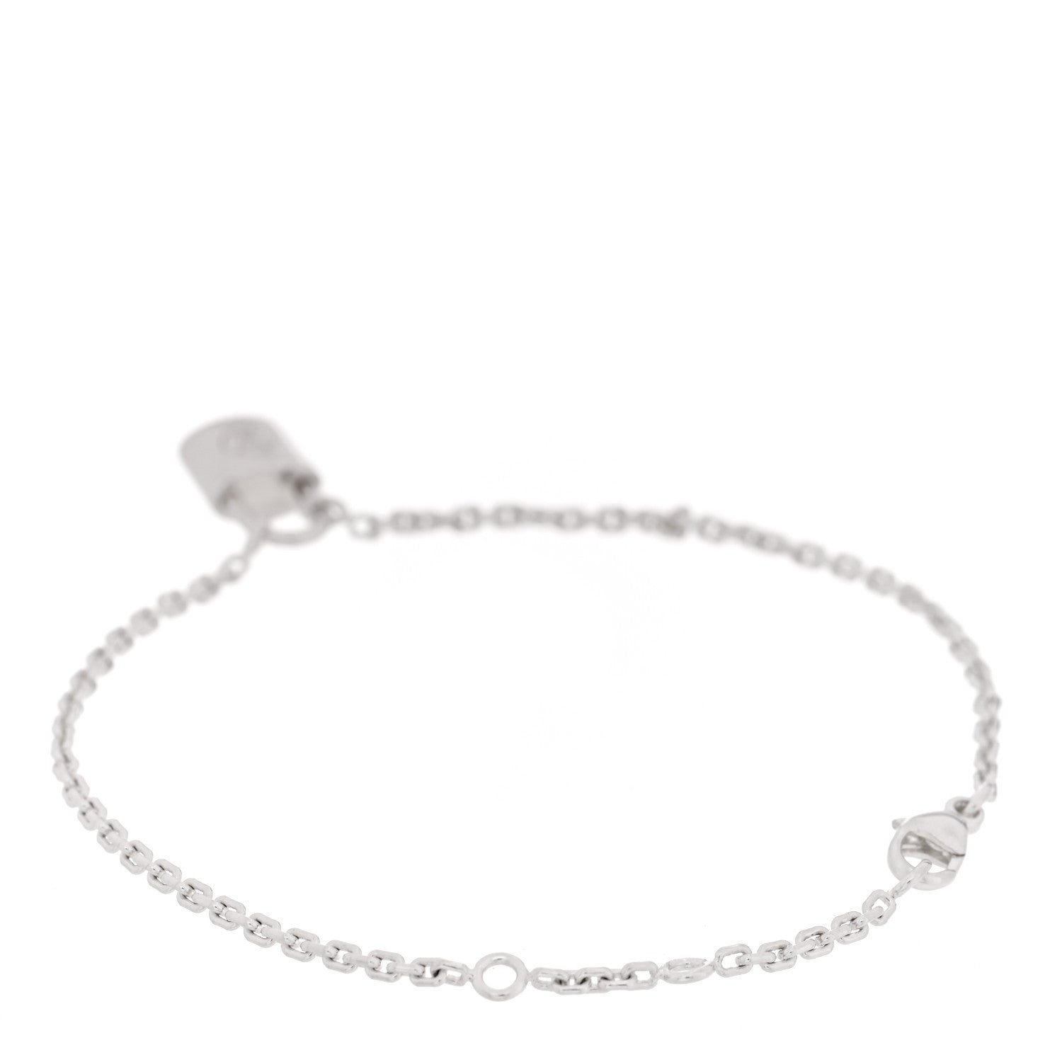 Louis Vuitton Sterling Silver Lockit Bracelet 2 of 5