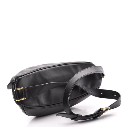 Celine Calfskin Quilted C Charm Belt Bag Black 3 of 10
