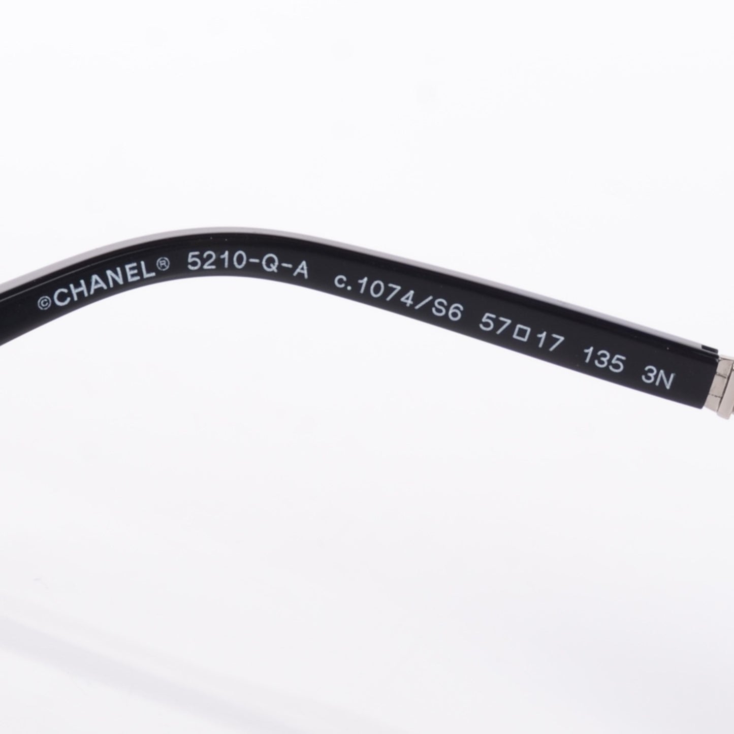Chain Sunglasses 5210-Q-A Black Silver
