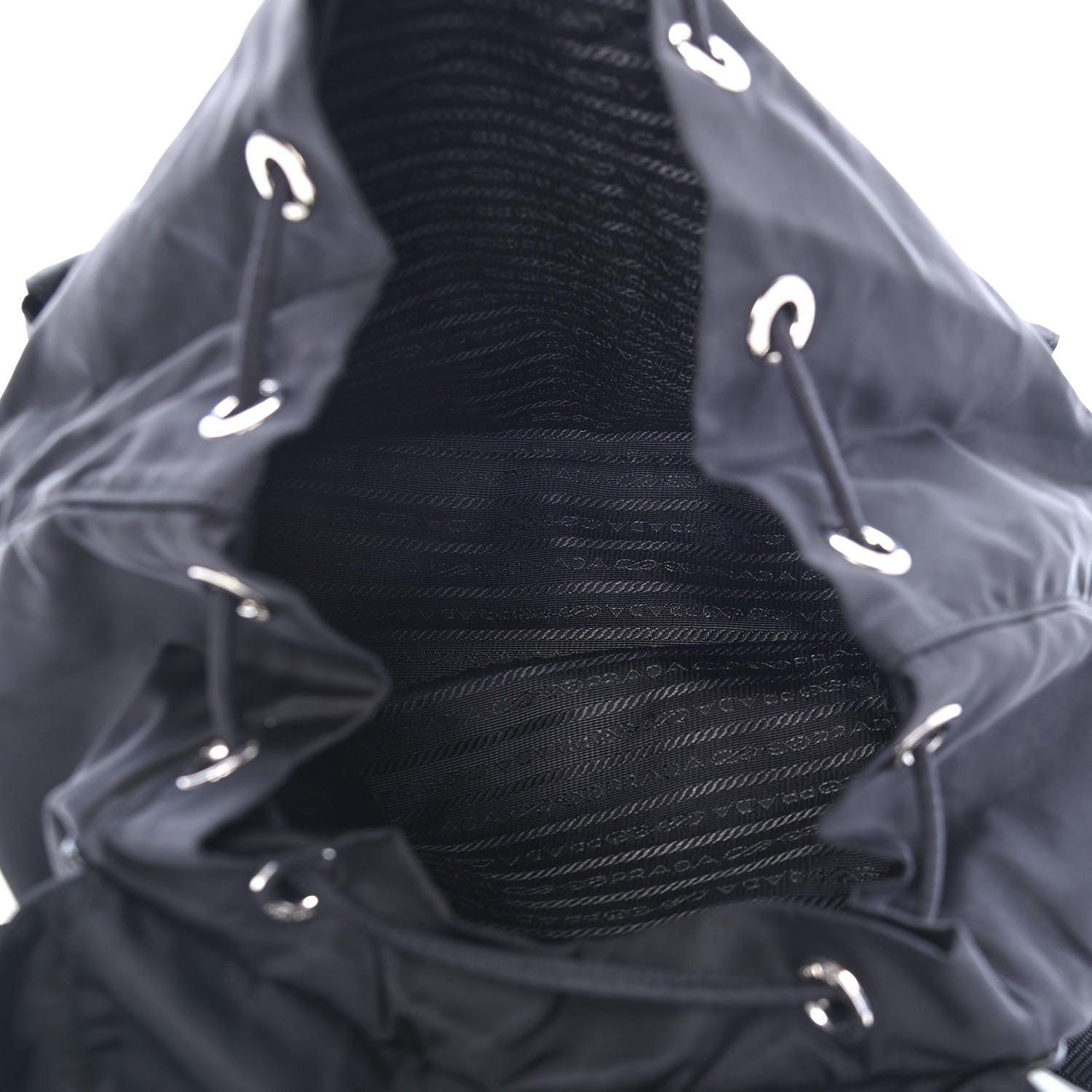 Prada Nylon Vela Small Backpack Black 7 of 19