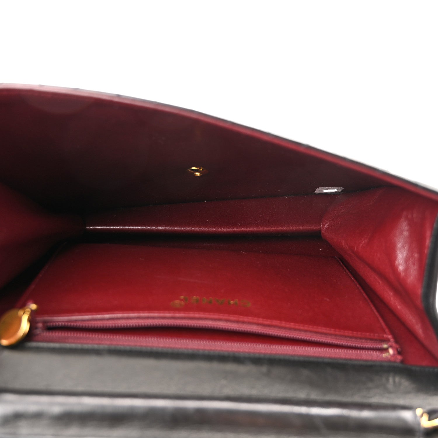 Chanel Lambskin Quilted Medium Single Flap Black 4 of 9