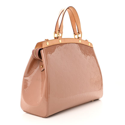 Louis Vuitton Vernis Brea GM Rose Velours 3 of 22
