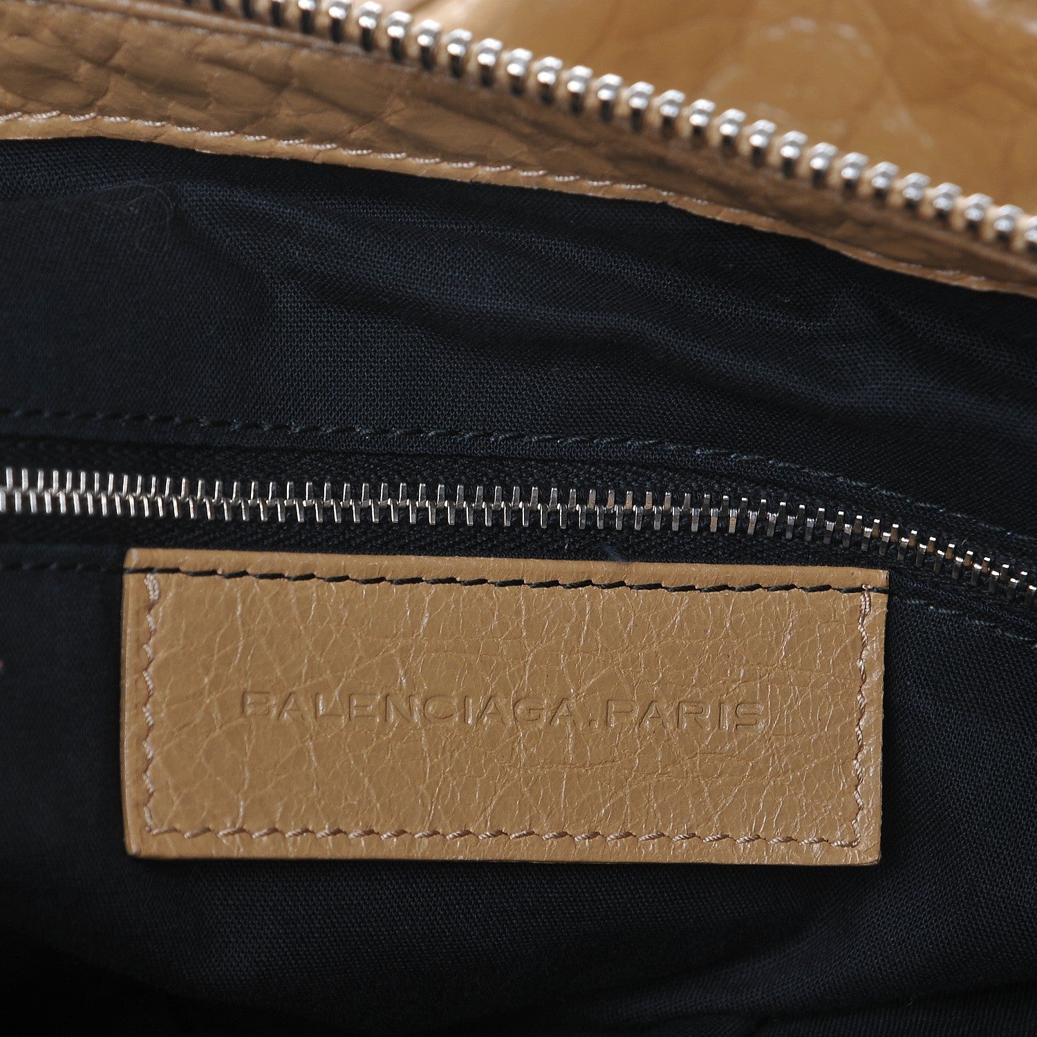 Balenciaga Agneau Giant 12 Silver Hardware Work Beige Nougatine 6 of 7