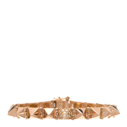 Anita Ko 14K Rose Gold Diamond Small Spike Bracelet 1 of 4