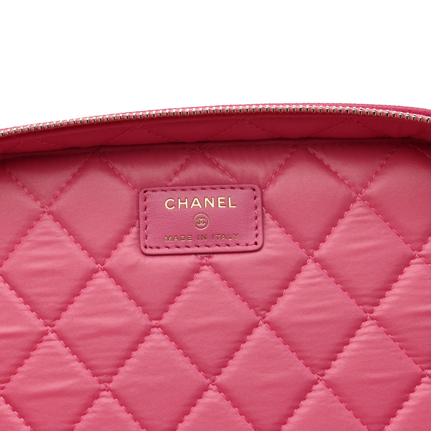 Chanel Caviar Quilted Large Vanity Pouch Pink 6 of 7