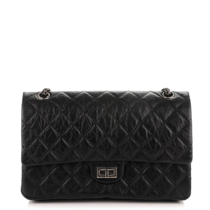 Chanel Aged Calfskin Quilted 2.55 Reissue 226 Flap Black 1 of 7