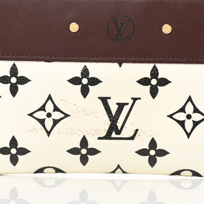 Louis Vuitton Calfskin Monogram Gamma Zippy Wallet White Chocolate 3 of 8