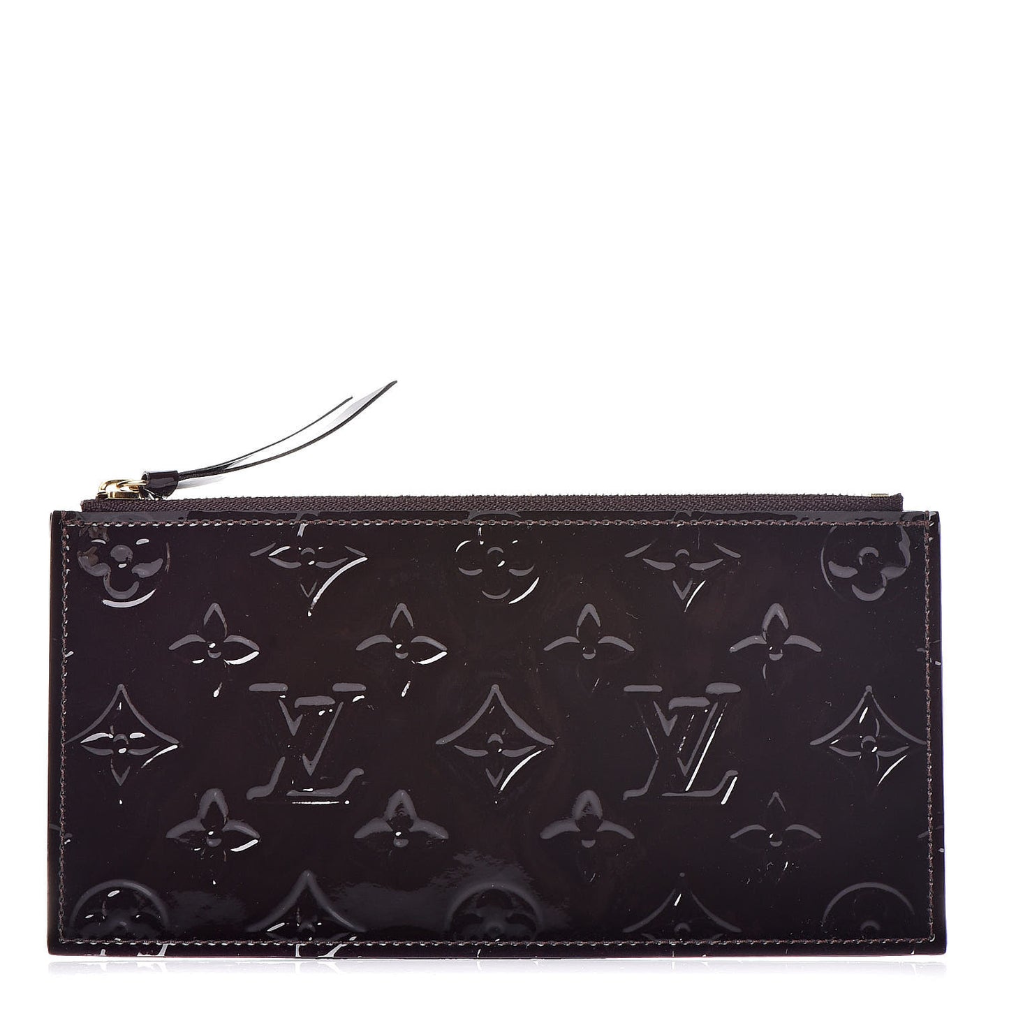 Vernis Felicie Chain Wallet Zippered Insert Amarante