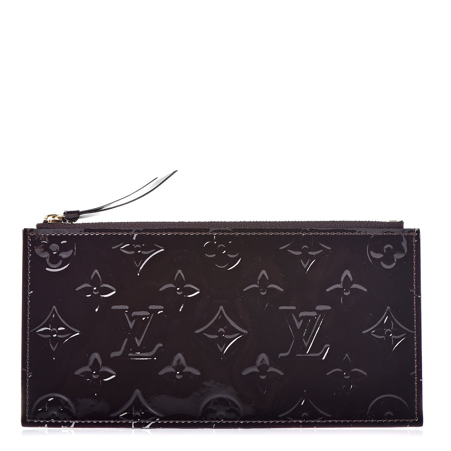 Louis Vuitton Vernis Felicie Chain Wallet Zippered Insert Amarante 1 of 6