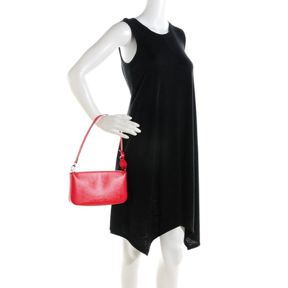 Louis Vuitton Epi Pochette Accessories NM Coquelicot 2 of 7