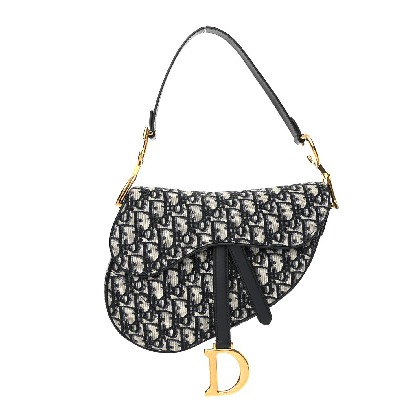 Oblique Saddle Bag Blue