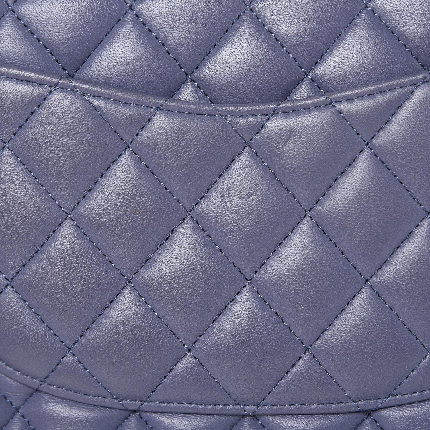 Chanel Lambskin Quilted Medium Double Flap Light Purple 16 of 21