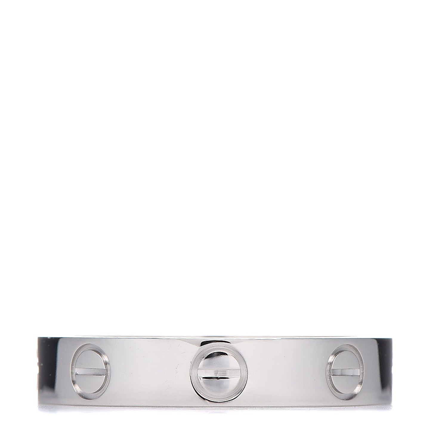 Platinum 3.5mm LOVE Wedding Band Ring 53 6.25