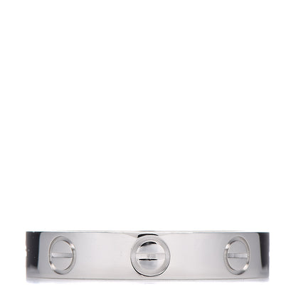Cartier Platinum 3.5mm LOVE Wedding Band Ring 53 6.25 3 of 4