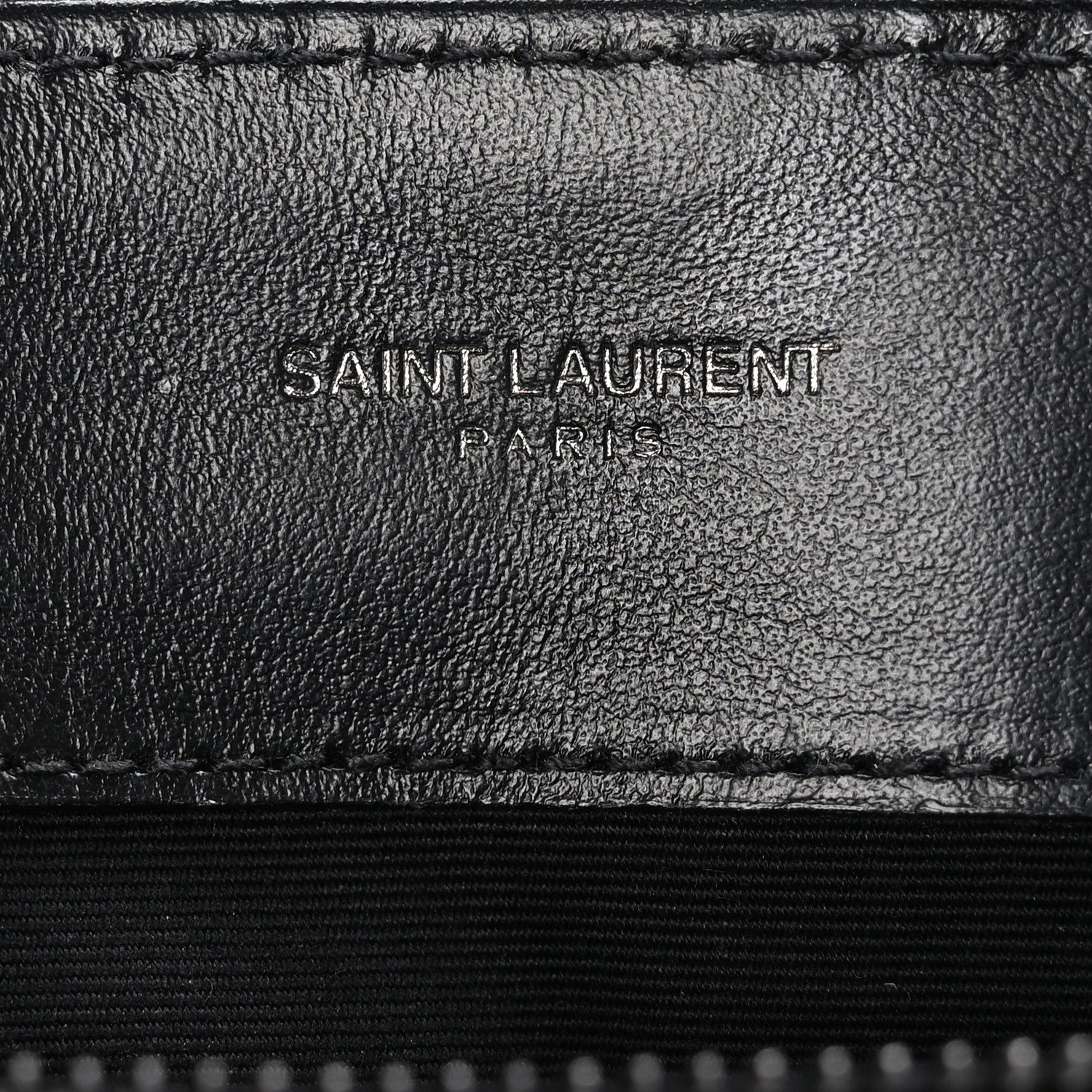 Saint Laurent Calfskin Y Quilted Monogram Monochrome Small Loulou Chain Satchel Black 6 of 12