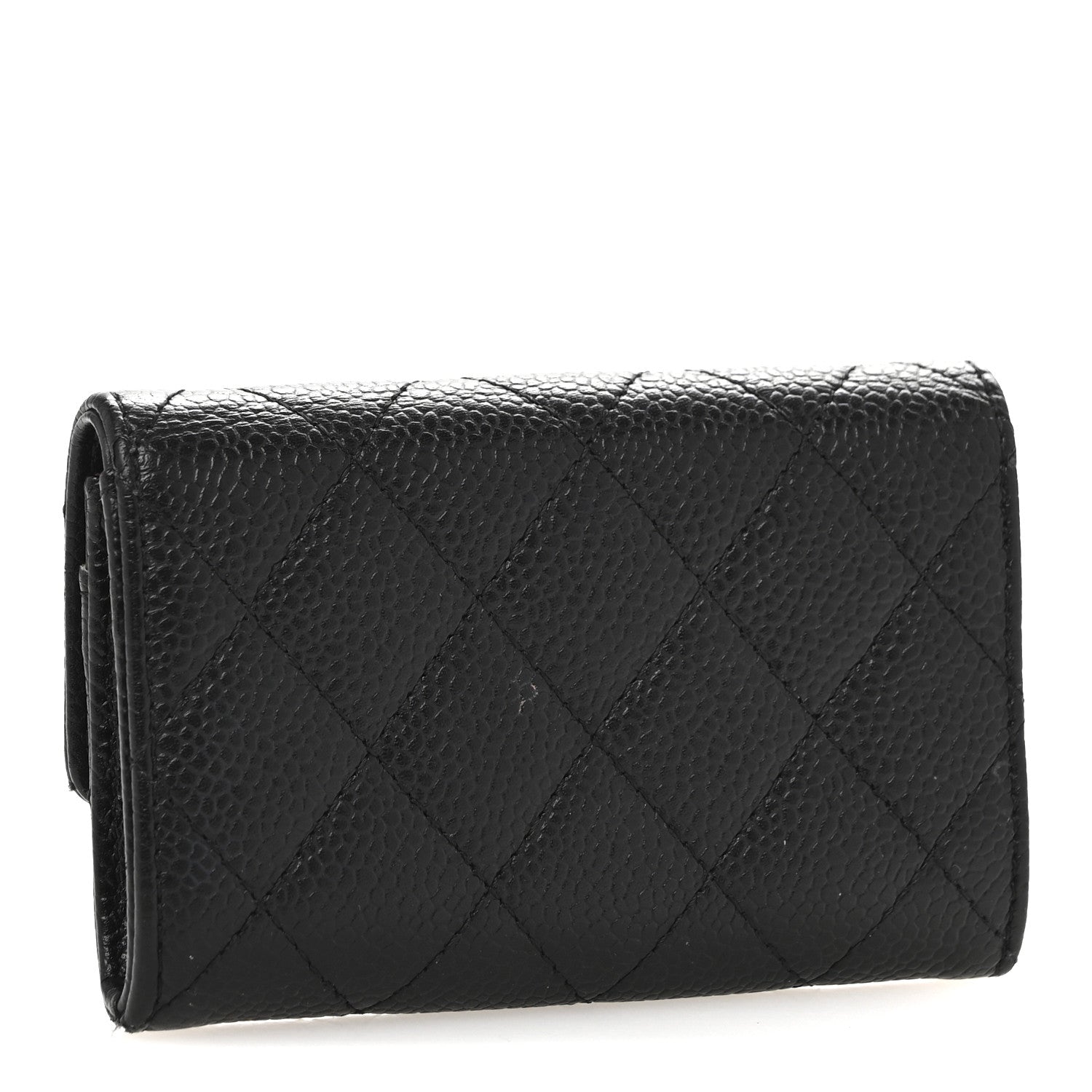 Chanel Caviar Quilted Flap Card Holder Black 3 of 11