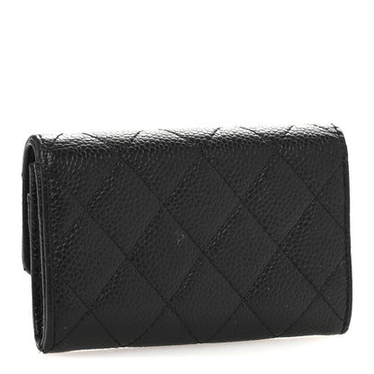 Chanel Caviar Quilted Flap Card Holder Black 3 of 11