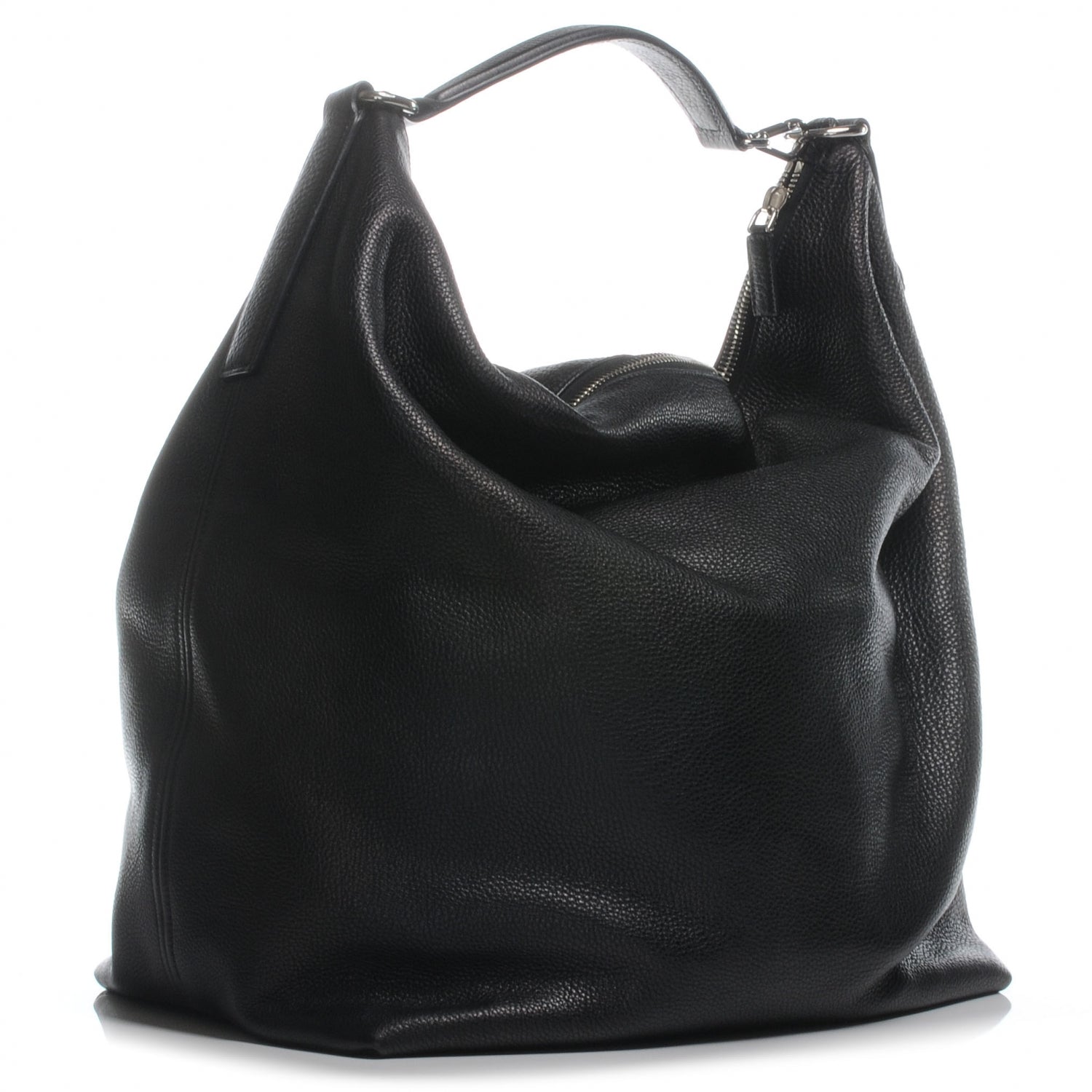 Prada Vitello Daino Hobo Nero Black 3 of 9