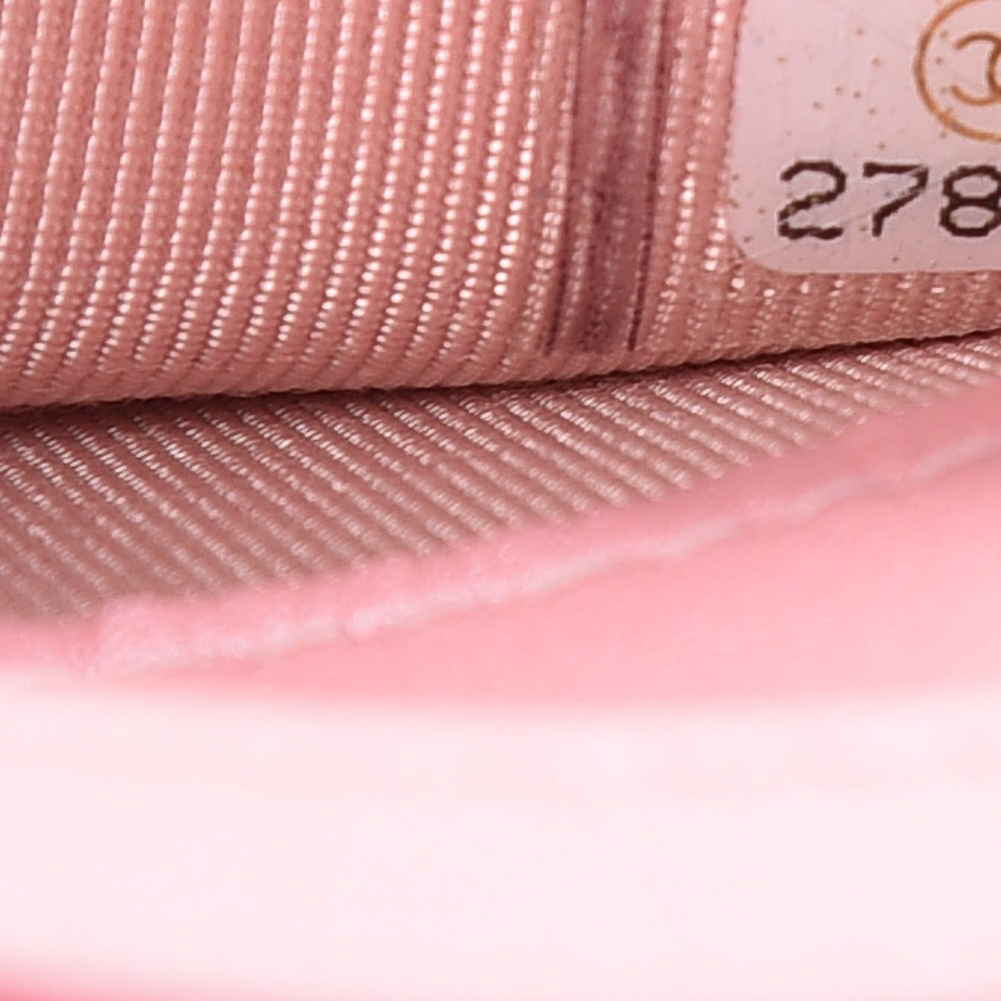 Iridescent Caviar Quilted Card Holder Wallet Rose Pink