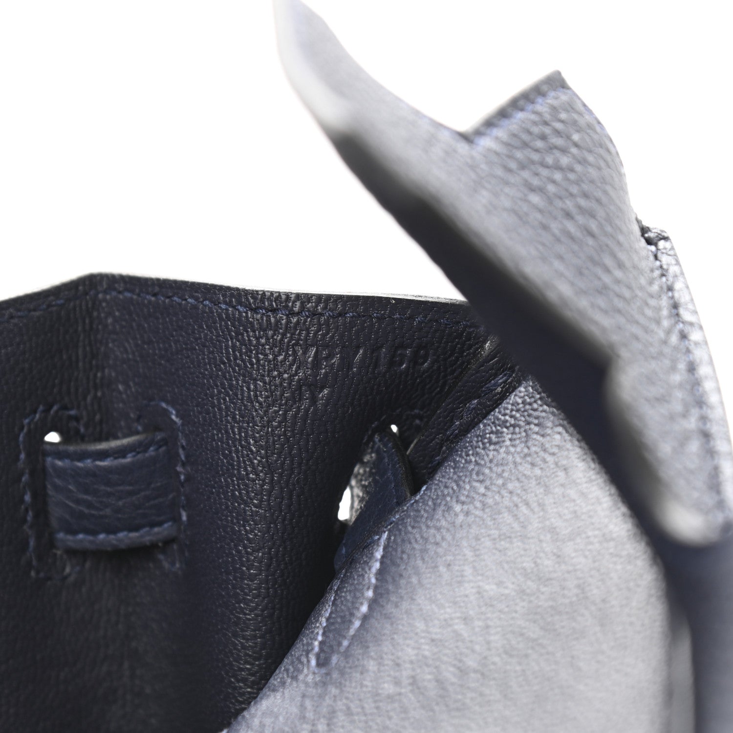 Hermes Togo Birkin 25 Bleu Nuit 7 of 11