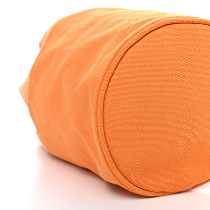 Hermes Toile Paris Saint Malo Hermarin GM Sea Bag Laterite 9 of 10