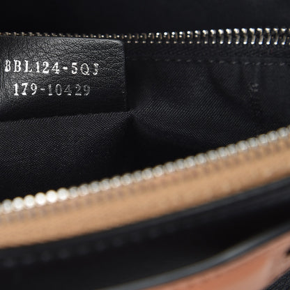 Fendi Vitello Dolce 4 Color Medium By The Way Boston Bag Black Verde Smeraldo Multicolor 5 of 13