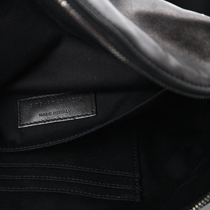 Saint Laurent Calfskin Monogram Belt Bag Black 10 of 11