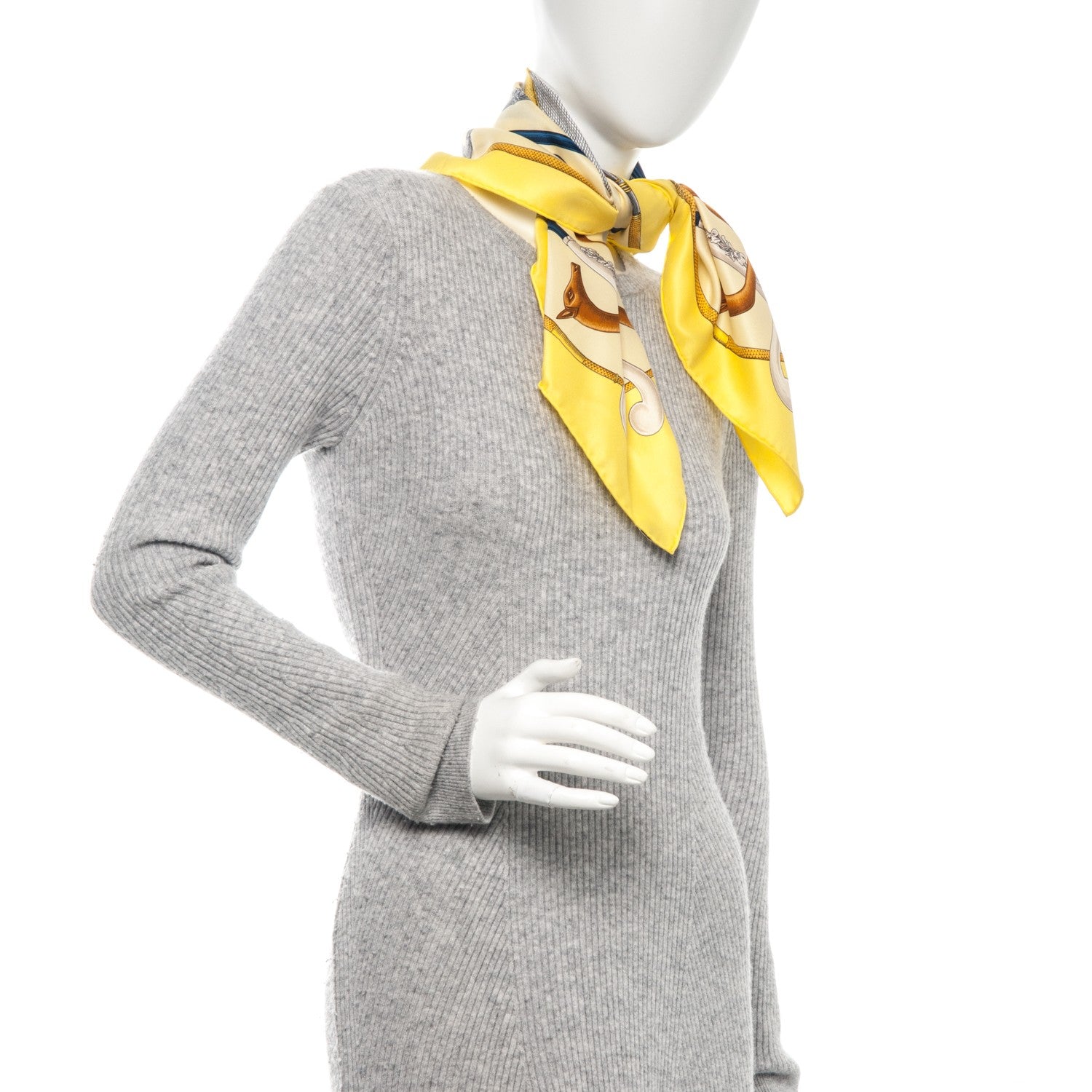 Hermes Silk Cannes Et Pommeaux Scarf 70 2 of 6